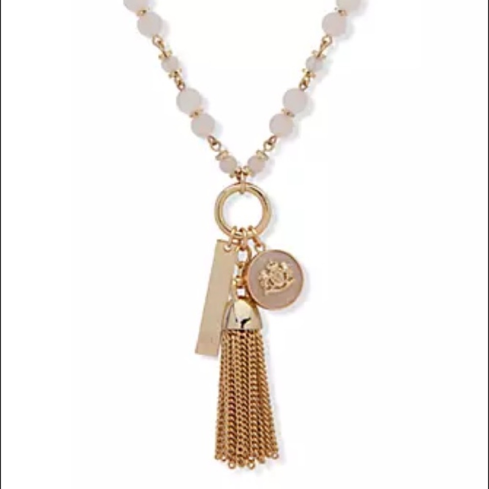 Ralph Lauren Charm Rose Quartz Necklace 💗